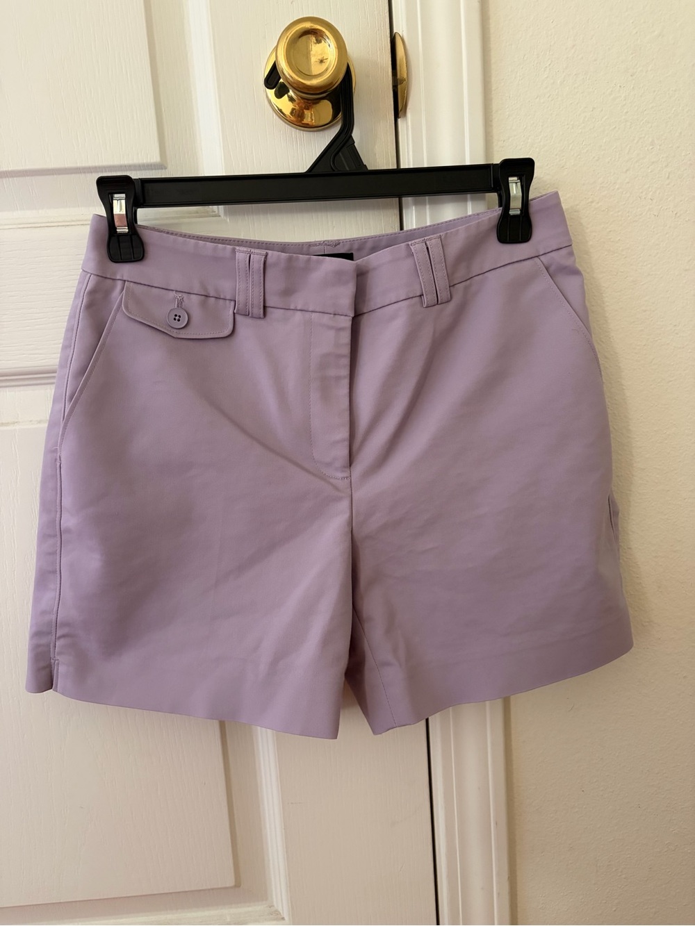 White House Black Market Lavender Tailored Shorts Size 2